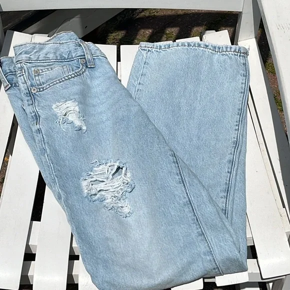 ☀️Aeropostale Boyfriend Flare Jeans Size 00R - Picture 3 of 7